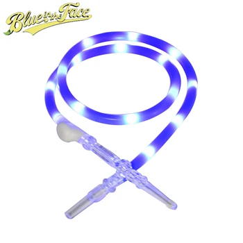 

Luminescent Hookah Pipes SET 150 CM Silicone Pipes Aluminum alloy Shisha Tubes With Mouthpieces