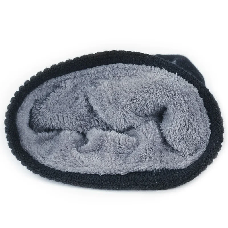 Зимняя шапка Skullies Beanies шапки зимние шапки для мужчин женский шерстяной шарф головные уборы, Балаклава маска Knitted шапка вязаная