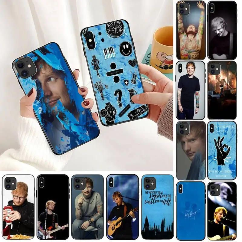YNDFCNB Ed Sheeran силиконовый черный чехол для телефона iPhone 11 8 7 6 6S Plus X XS MAX 5 5S SE 2020 XR pro