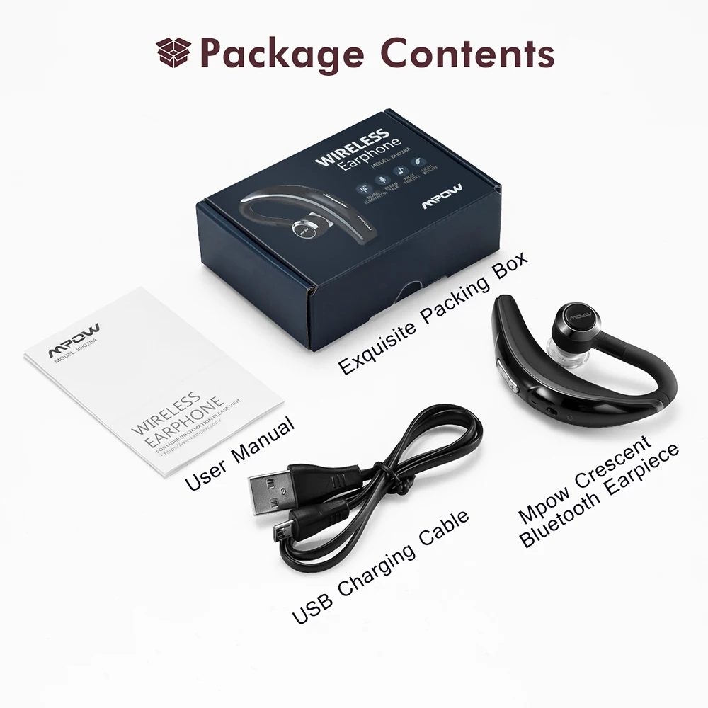 Mpow Crescent Беспроводные наушники с громкой связью bluetooth наушник беспроводные