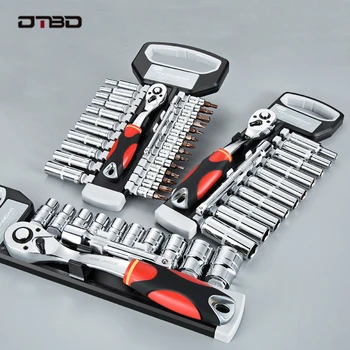 

DTBD 1/2" 20PC 8-32mm Hex Socket Set Adapter Short Sockets Crv Torque Spanner Ratchet Wrench Head Sleeve Double Tools