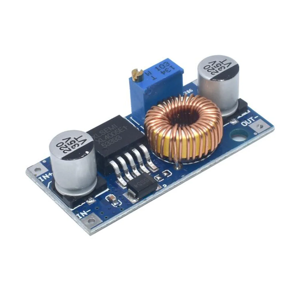 1 шт. XL4005 DSN5000 за LM2596 DC-DC Регулируемый понижающий 5A 75 Вт модуль источника питания с