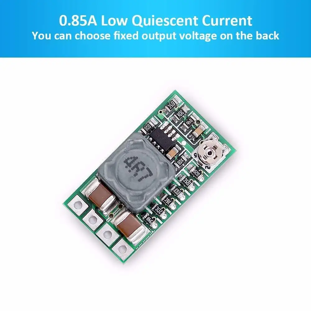 Понижающий модуль питания 5 В 3 А шт. трансформатора высоты 97.5% КПД для Arduino Raspberry Pi |