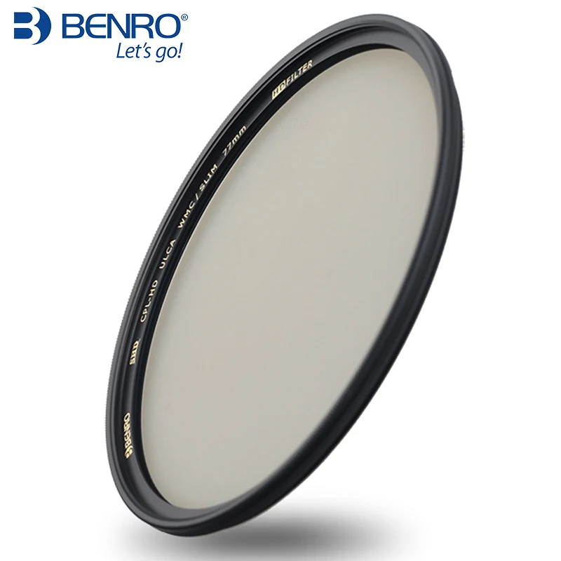Benro 49 52 55 58 62 67 72 77 82 мм SHD CPL-HD ULCA водонепроницаемые масляные фильтры против царапин