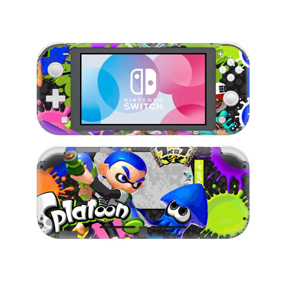 Splatoons игровая наклейка для nintendo Switch Lite консоль и контроллер протектор Наклейка выключатель Lite виниловая наклейка аксессуары