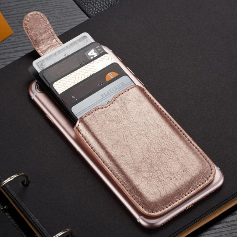 New Arrival Mini Slim Portable PU leather Card Holders Pulled Design Men Wallet Gradient Color 5 Cards Money Short Women Purse