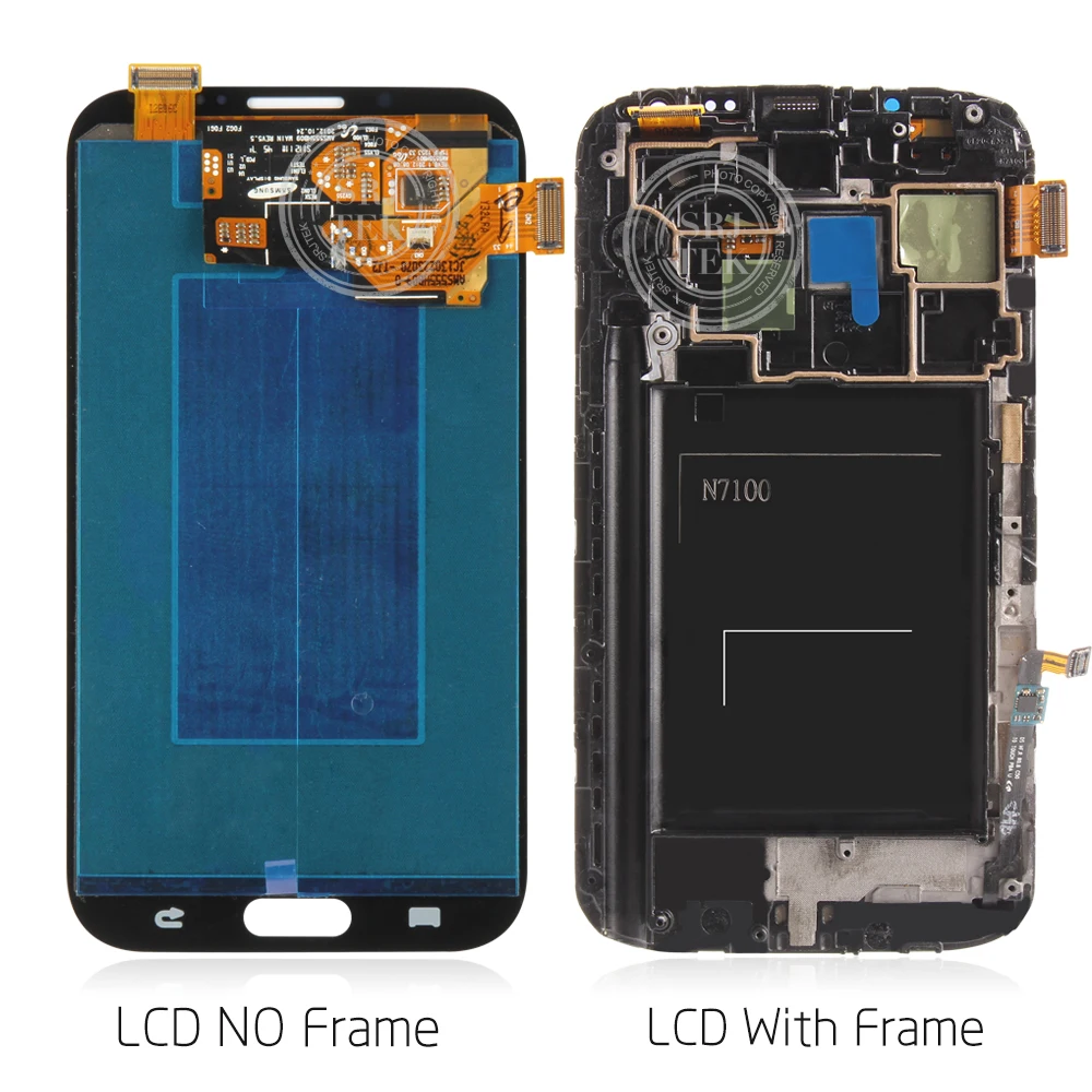 Экран для Samsung Galaxy Note 2 N7100 LCD сенсорный дигитайзер Сенсорное стекло в сборе с