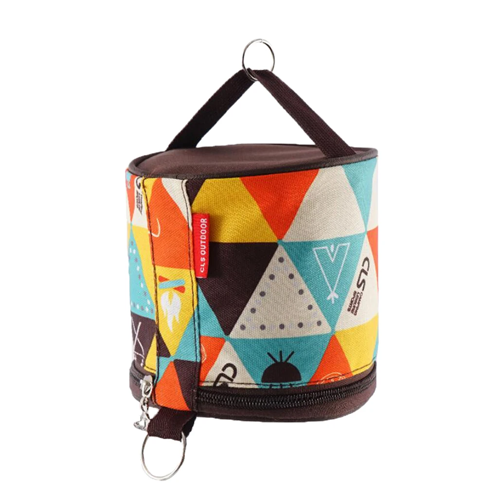 Portable Roll Tissue Case Toilet Roll Paper Storage Holder for Camping Hiking Tent