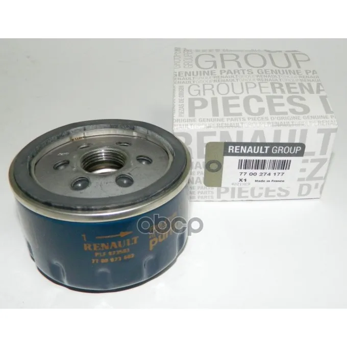 Фильтр Масл Logan Duster Sandero Clio Kangoo. RENAULT арт. 7700274177
