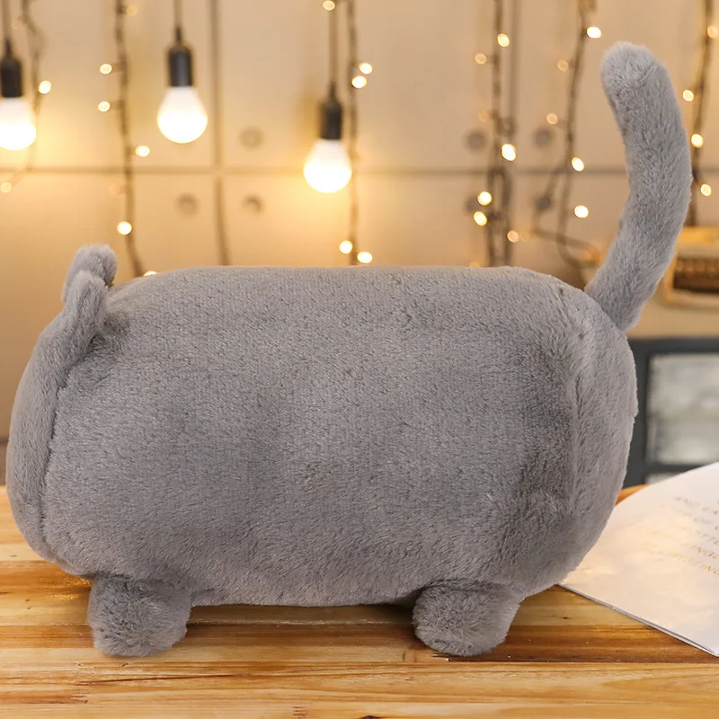 Новинка 1 шт. 40/55 см плюшевые подушки Kawaii Cat подушка с тенью на спине наполнителем