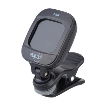 

ABGZ-Musedo T-5S Rotatable LCD Portable Mini Electronic Digital Clip-on Tuner for Guitar Chromatic Bass Ukulele Violin