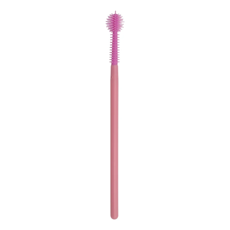 Pink-Spherical 200 шт. одноразовые гелевые, для ресниц силиконовая губка расческа наращивание ресниц тушь для ресниц палочки Профессиональный Красота удлинение ресниц инструменты - Цвет: Pink-Spherical