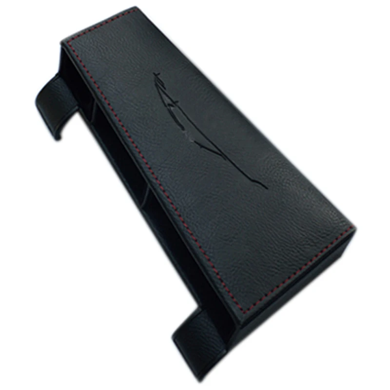 Car Styling Accessories Leather Interior Car Seat Seam Storage Box Organizer Holder for Panamera 971 2017 2018