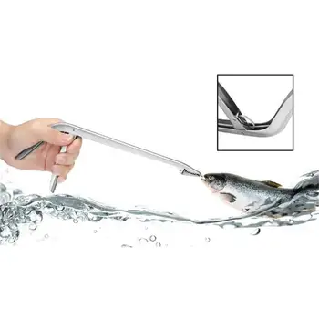 

Stainless Steel Fish Hook Remover Pliers Unhooking Device Fish Clamp Clip Catch Remover Fishing Plier