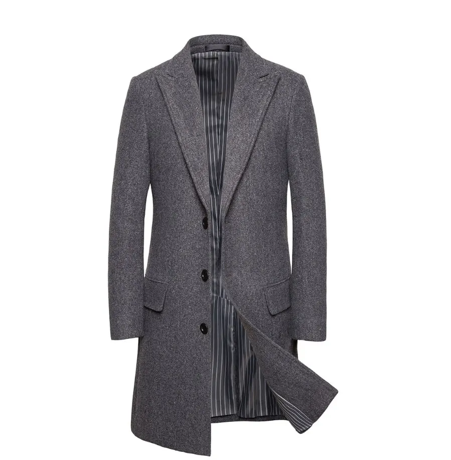 SUKIWML Тренч Homme новая одноцветная мужская длинная Куртка Осенние Длинные куртки и пальто зимнее пальто в британском стиле M-6XL