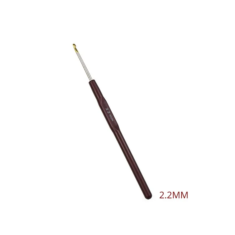 2.2mm Looen 1 шт. 0,5 мм-2,2 мм крючком Крючки из алюминиевого сплава ручной работы вязание спицами инструменты для изготовления подарка «сделай сам» Швейные аксессуары 18 Размер - Цвет: 2.2mm