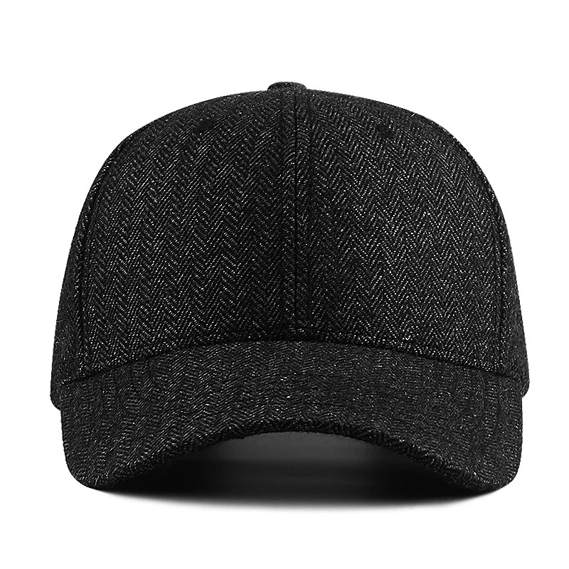 Winter Dad Caps Big Head Man Plus Size Baseball Cap Adult Outdoors Felt Large Snapback Hat 56-60CM 60-65CM