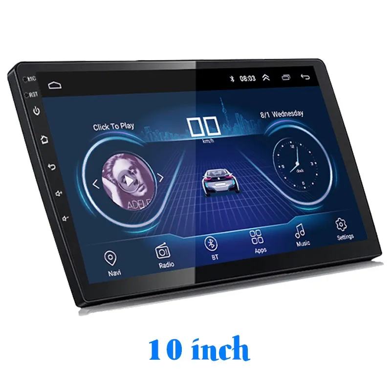 Авторадио 2 Din автомобильное радио 1" автомобиль MP5 плеер для Android мульти-медиа wifi gps Navi Mirrorlink магнитофон автомобильный аудио Bluetooth - Цвет: 10 inch