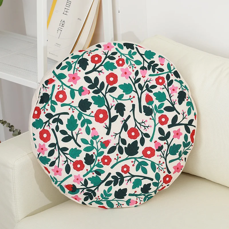 I Simanfei круглая подушка для сиденья Pouf Futon спинка татами декоративные подушки для дивана пола Путешествия Подушка Наволочка - Цвет: I