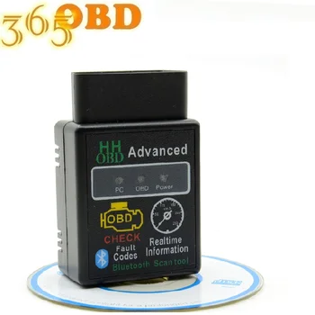 

OBD2 Mini HHOBD ELM327 Bluetooth V1.5 OBD2 Car Diagnostic Tool Mini ELM 327 V1.5 Bluetooth For Android/Symbian For OBD Protocols