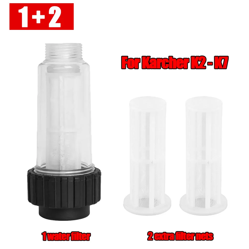 G 3/4 "Filtro Acqua Con 2 Filtri Core Per Karcher K2 K3 K4 K5 K6 K7 Serie Ad Alta Pressione Rondella Di Acqua Filtri