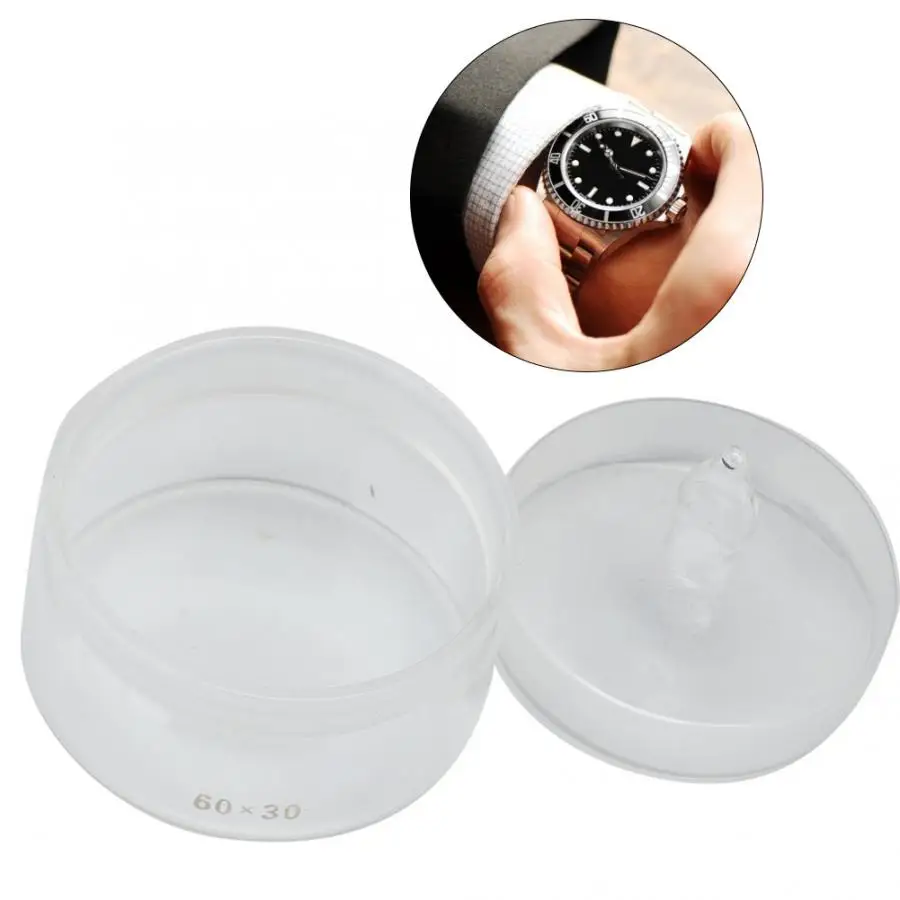 

Glass Watch Movement Cleaning Maintenance Repair Pot Watch Oil Washing Jar Watch Tool for Watchmaker for Storing Clock Oil a