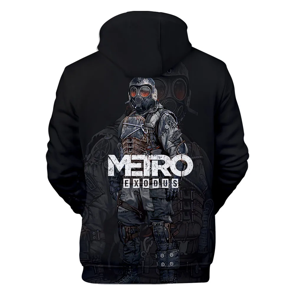 Crianças hoodies metro exodus metro deixando 3d