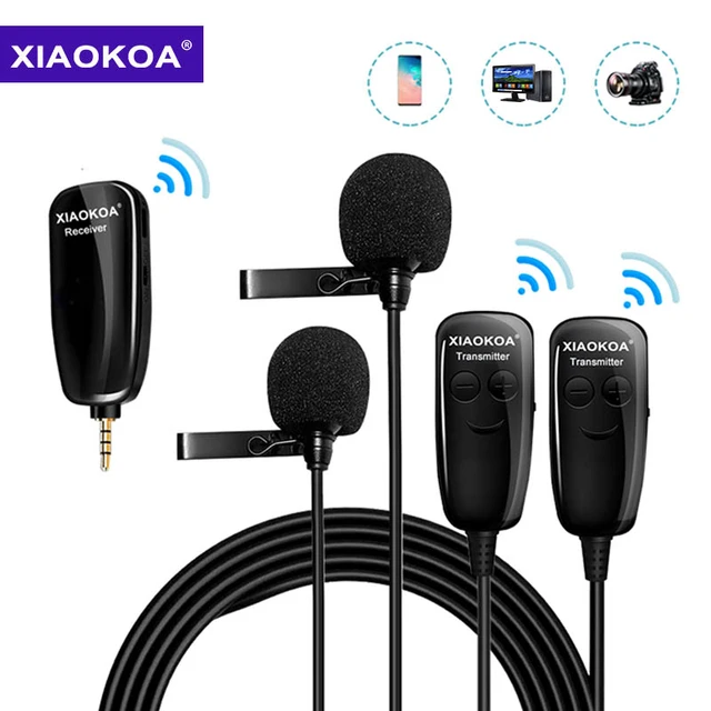 Lavalier Lapel Wireless Microphone  Wireless Microphone Android Phone -  Uhf Wireless - Aliexpress