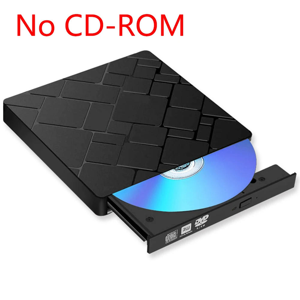 Ультра тонкий внешний CD привод для ноутбука оптический ридер Тип C аксессуары USB 3,0 DVD горелки Настольный портативный компьютер