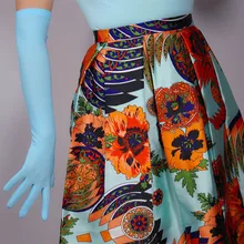 Желтые розовые, розовые, синие длинные эластичные перчатки из спандекса, перчатки для свадебных танцев, для особых случаев, для вечеринок, gant, длинные, ST315