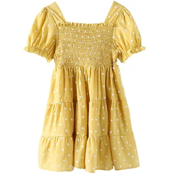 

Korean Big Girls Cute Polka Dot Dress Children Sweet Princess Dresses Kids Summer Clothes for Girls Elegant Party Dress, #1003