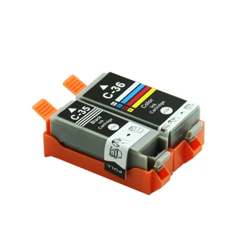 

PGI-35 CLI-36C (2B+2Tri-color) Compatible Ink Cartridge Replacement for CANON PIXUS Mini260 PIXUS ip100 PIXMA TR150
