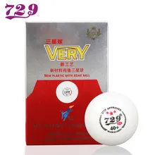 729 Table Tennis Ball VERY 3-Star new material seamed plastic poly ITTF Approved ping pong balls tenis de mesa