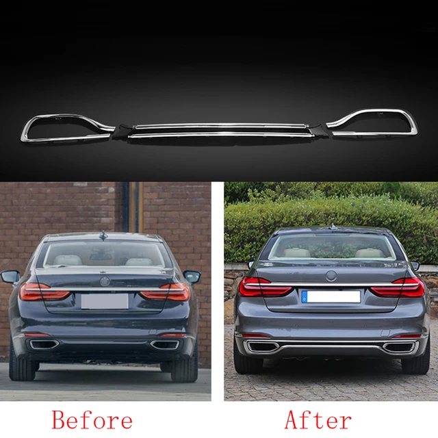 Bmw 7シリーズG11 G12 16-19 3x車のリアバンパー & リアシリンダー排気 