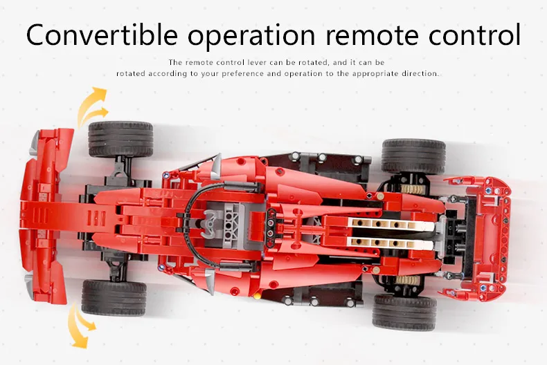 Yeshin функция двигателя автомобили MOC моторная техника автомобиль F1 гоночный скоростной автомобиль строительные блоки кирпичи сборка автомобиля Модель детские игрушки подарок