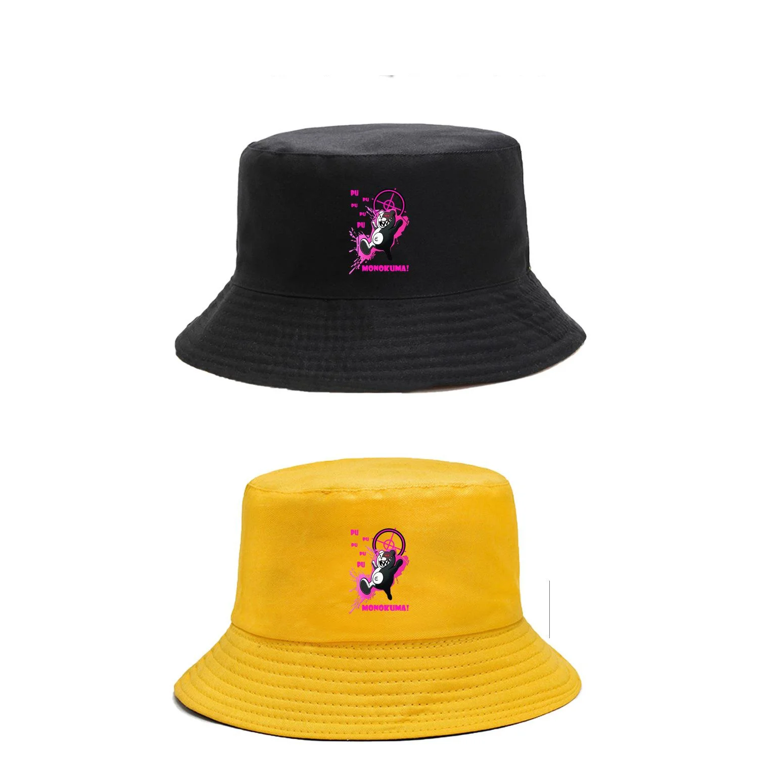 

Danganronpa Cap Cosplay Japanese Game Unisex Two Side Wearable Hip Hop Sunshade Sports Casual Baseball Hat 2021 Fashion Beret