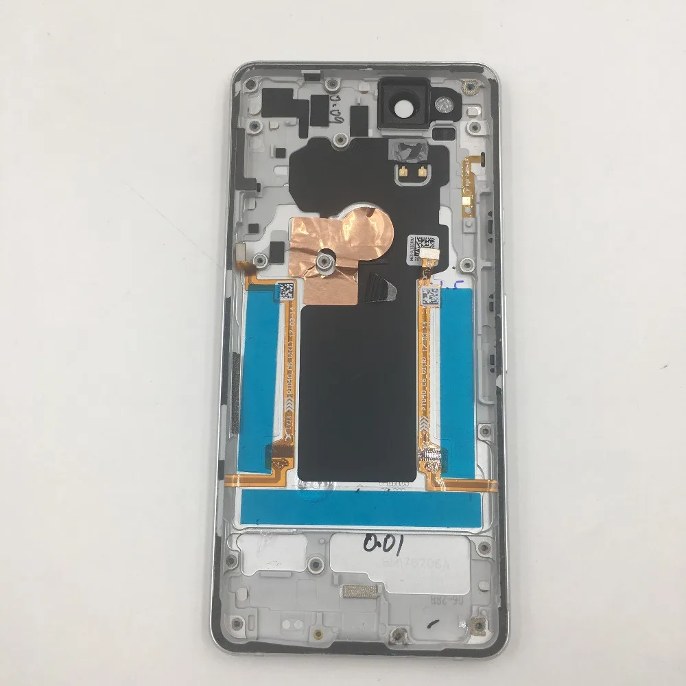 Оригинальная задняя крышка для htc Google Pixel 2 Pixel2+ объектив камеры+ Кнопка громкости, запасной чехол для задней крышки корпуса