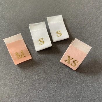 

High -Grade 75D higher density Cloth Creamy White Color pink color Size Label