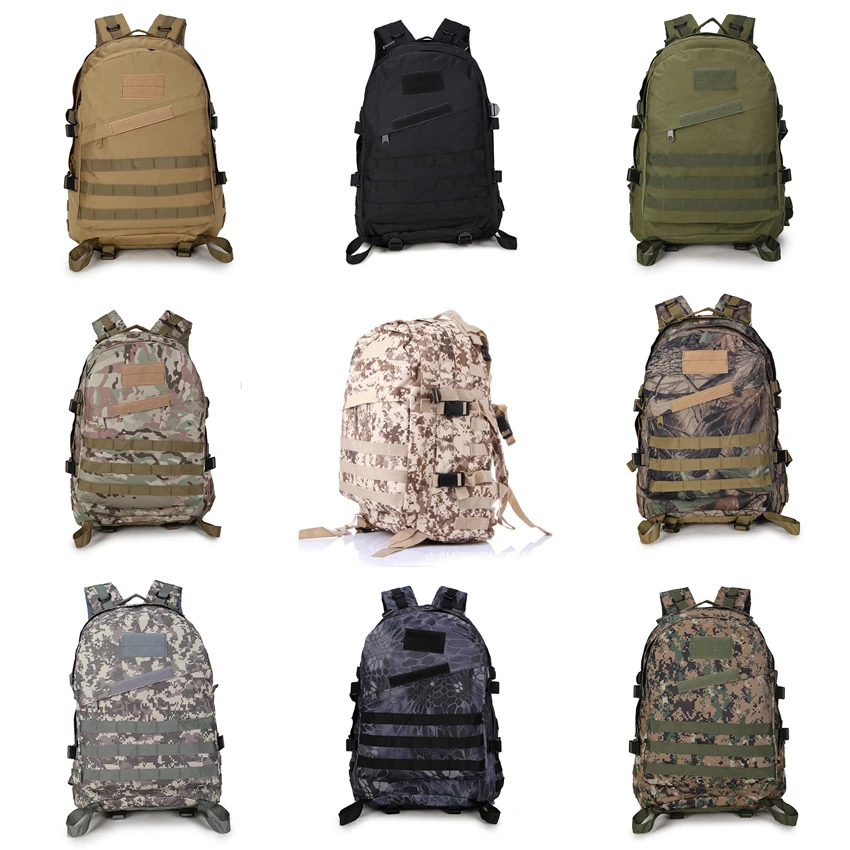  16Color Adult Army Tactical Bag Military Uniform Soldier Combat Camouflage Backpack Work Clothes Me