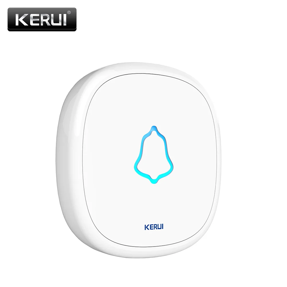KERUI F52 водонепроницаемый беспроводной сенсорный дверной звонок Кнопка F51Smart приемник домашний ворота безопасности дверной звонок тревожный SOS Аварийная кнопка