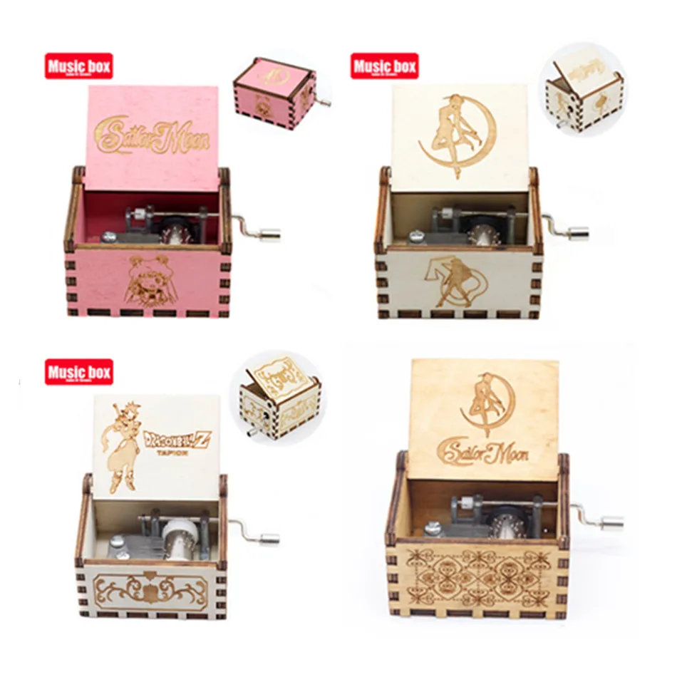 

Sailor Moon Game Of Thrones Music Box 18 Sound Water Ice Moon Theme Song Wood Hand Rock Music Box Peripheral Birthday Gifts