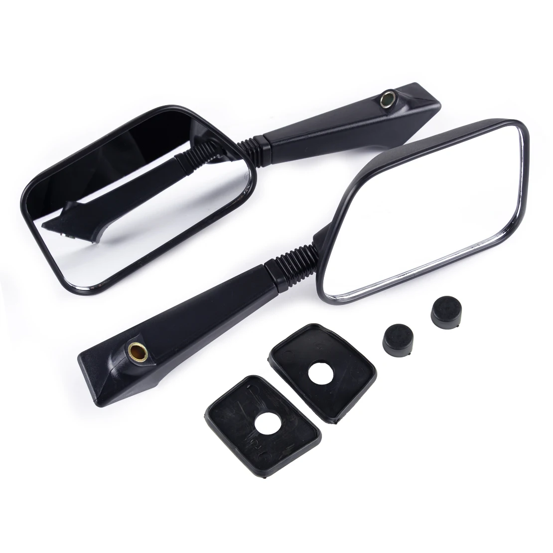 CITALL 1 пара Подходит для Honda Elite CF80 Aero CH80 NH80 CH125 CH150 CH150D DELUXE черное зеркало заднего вида