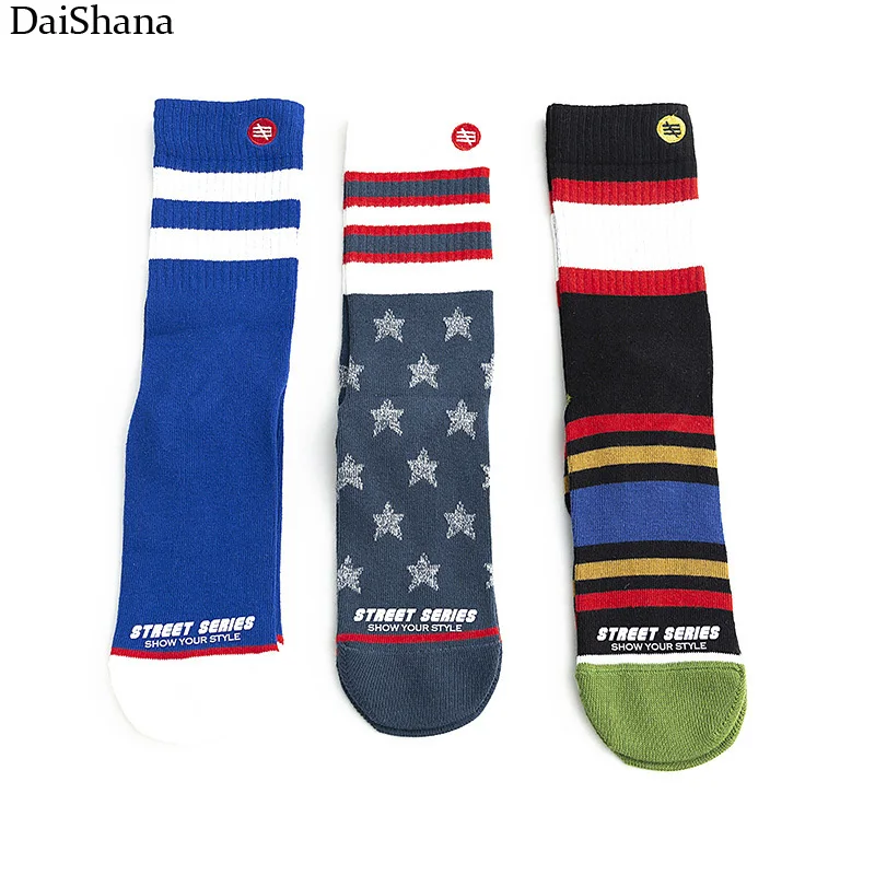 3Pairs New Fashion Unisex Sock Harajuku Korean Style Cotton Women Socks Skateboard Happy Crew Tide socks Meias Mujer EU36-44 42 Hcbf7961ae05b49618d3129c3722d2674P