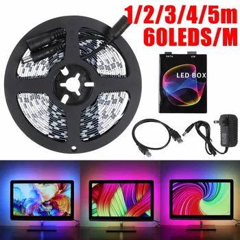 

1-5M 30/60LEDs/meter DIY TV PC USB LED Strip TV USB WS2812B LED Strip Tape Computer PC Screen Backlight