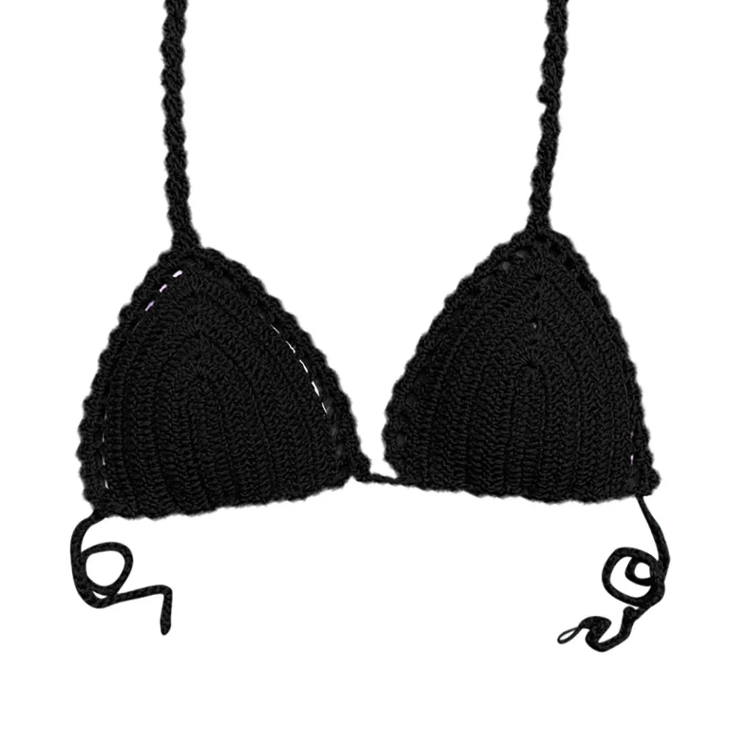 Женский купальник-бикини SAGACE бикини с пуш-ап бандо связанные крючком сексуальный