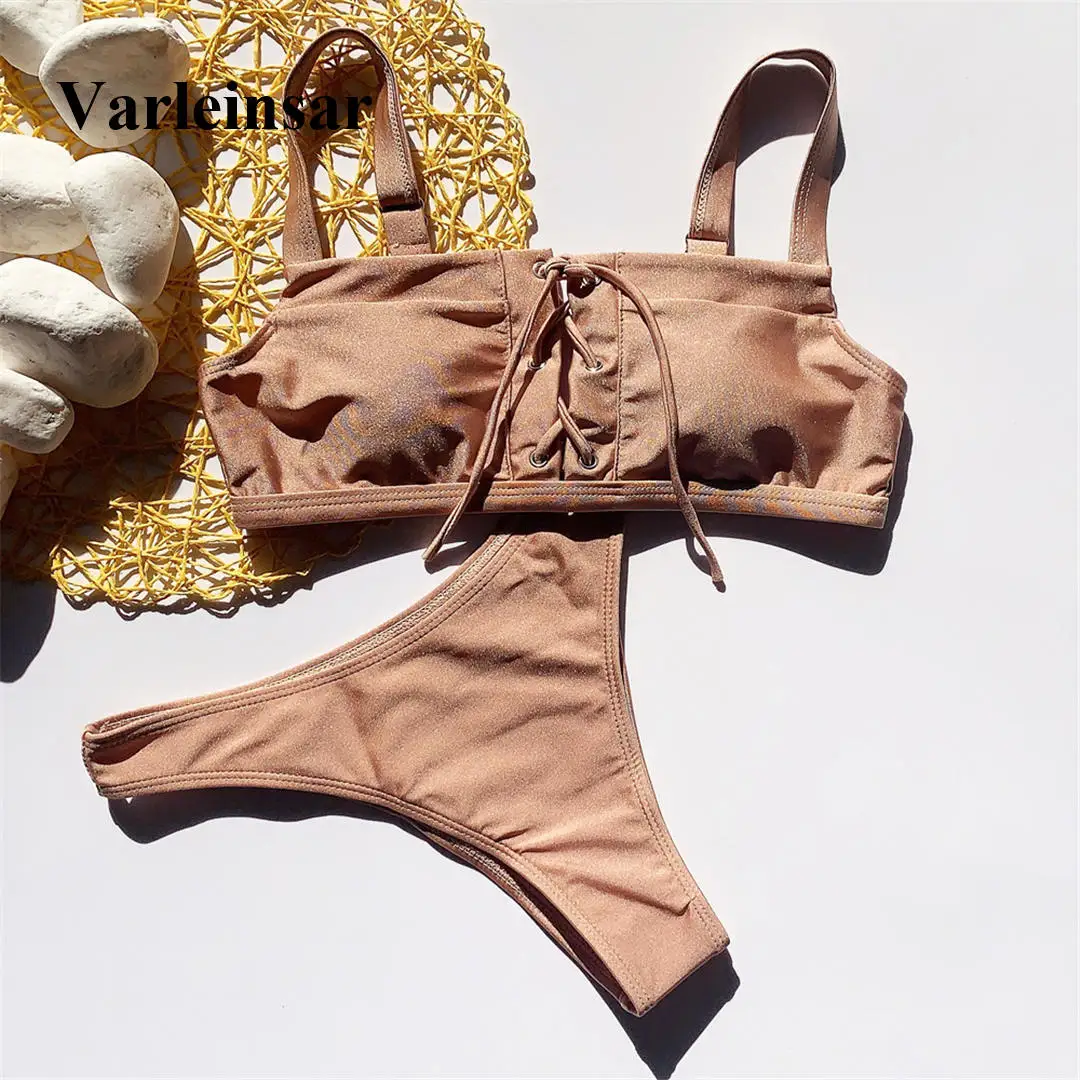 Новинка, сексуальное бикини для женщин, одежда для плавания, женский купальник, комплект бикини из двух предметов, Бразильский купальный костюм V1726