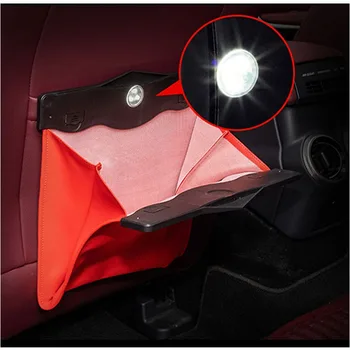 

Car-styling Car Garbage Bag Car Bin Garbage Bin Car Trash Can Auto Organizer Storage Bag Double Waterproof Auto Car Accessories