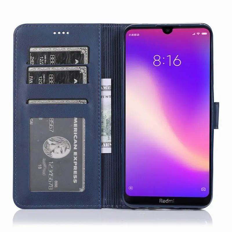 Для Xiaomi Redmi 8A чехол для телефона на Redmi 8 Роскошный кожаный чехол-кошелек для Xiaomi Redmi 8 флип-чехол с держателем карты