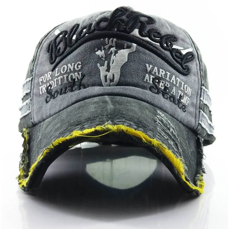 6 цветов Потертая джинсовая кепка Snapback s Осень Хлопок Письмо Новая мужская и женская бейсболка Sunblock Beisbol Casquette