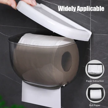

Toilet Paper Holder Wall Mounted Paper Towel Holder WC Tissue Box kitchen Towel Dispenser for Toilet Paper Toilet Roll Holder